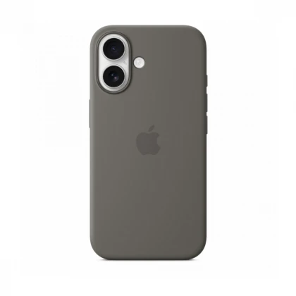 iPhone 16 Silicone Case sa MagSafe-om - Stone Grey