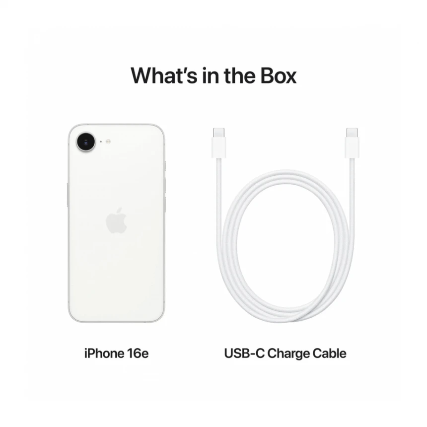 iPhone 16e 128GB White