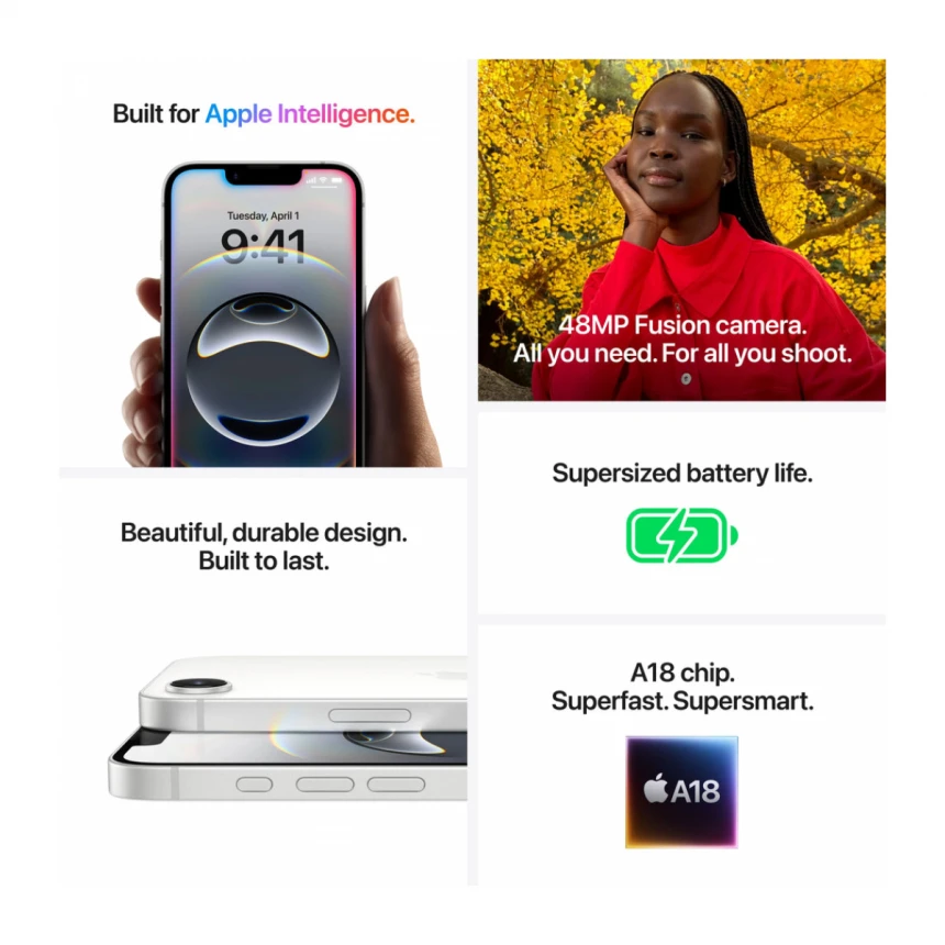 iPhone 16e 512GB White