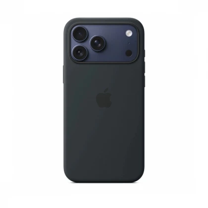 iPhone 17 Pro Max Silicone Case with MagSafe – Black