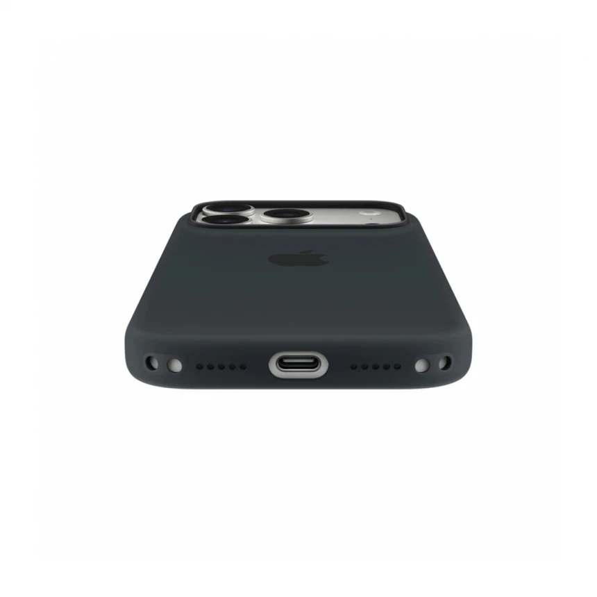 iPhone 17 Pro Silicone Case with MagSafe – Black