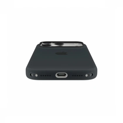 iPhone 17 Pro Silicone Case with MagSafe – Black