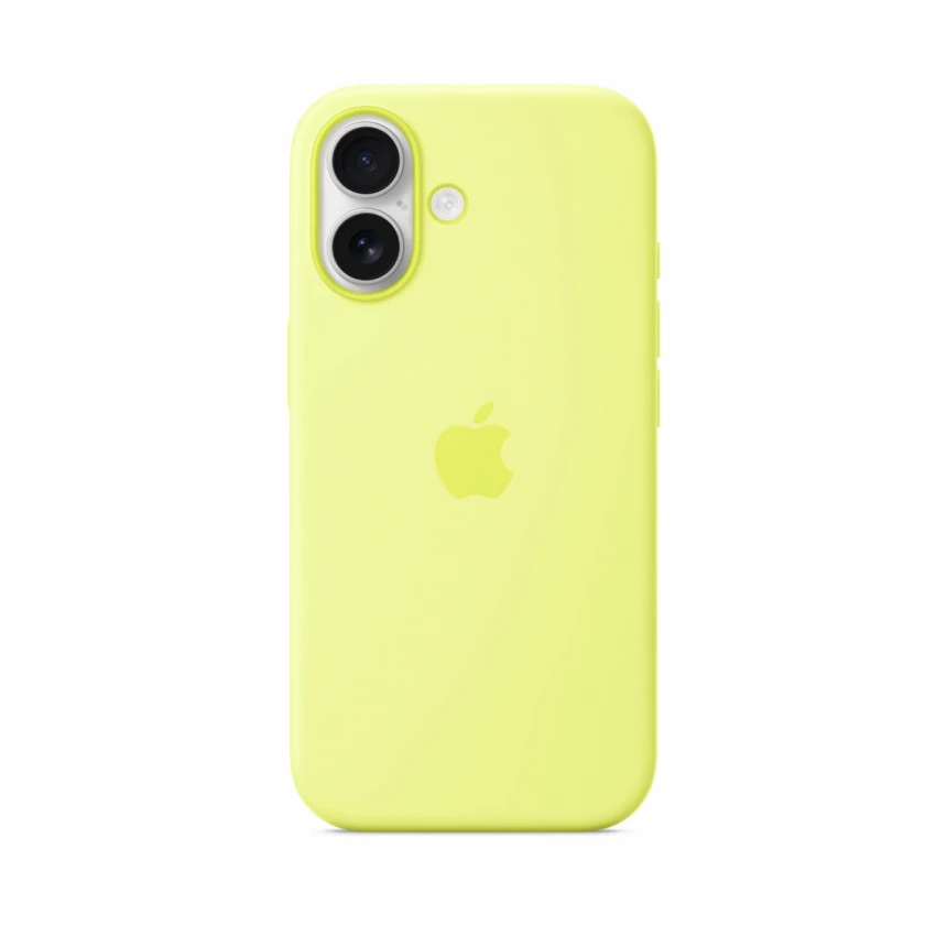 iPhone 17 Silicone Case with MagSafe - Neon Yellow