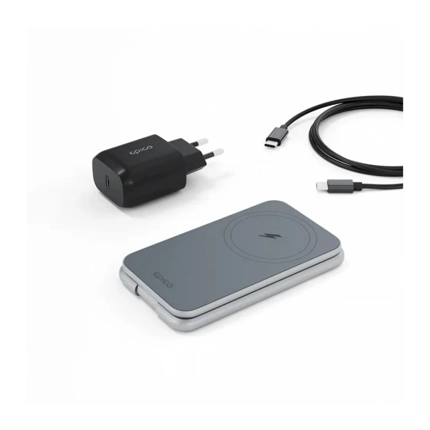 ISTYLE Mag+ Foldable Charging Stand MagSafe compatible - space grey