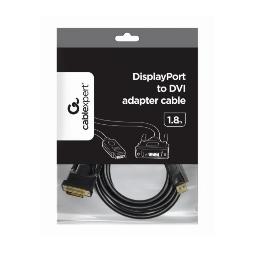 Kabl Cablexpert CC-DPM-DVIM-6 Displayport - DVI 24+1 1,8m