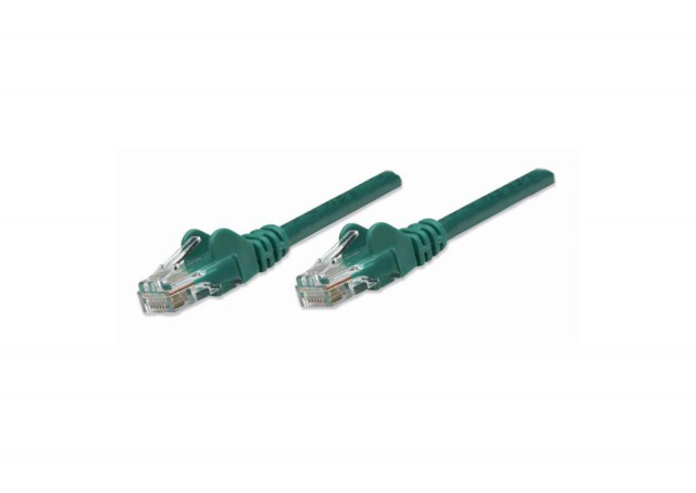 Kabl Intellinet Patch, Cat6 compatible, U/UTP, 1m, zeleni 342476