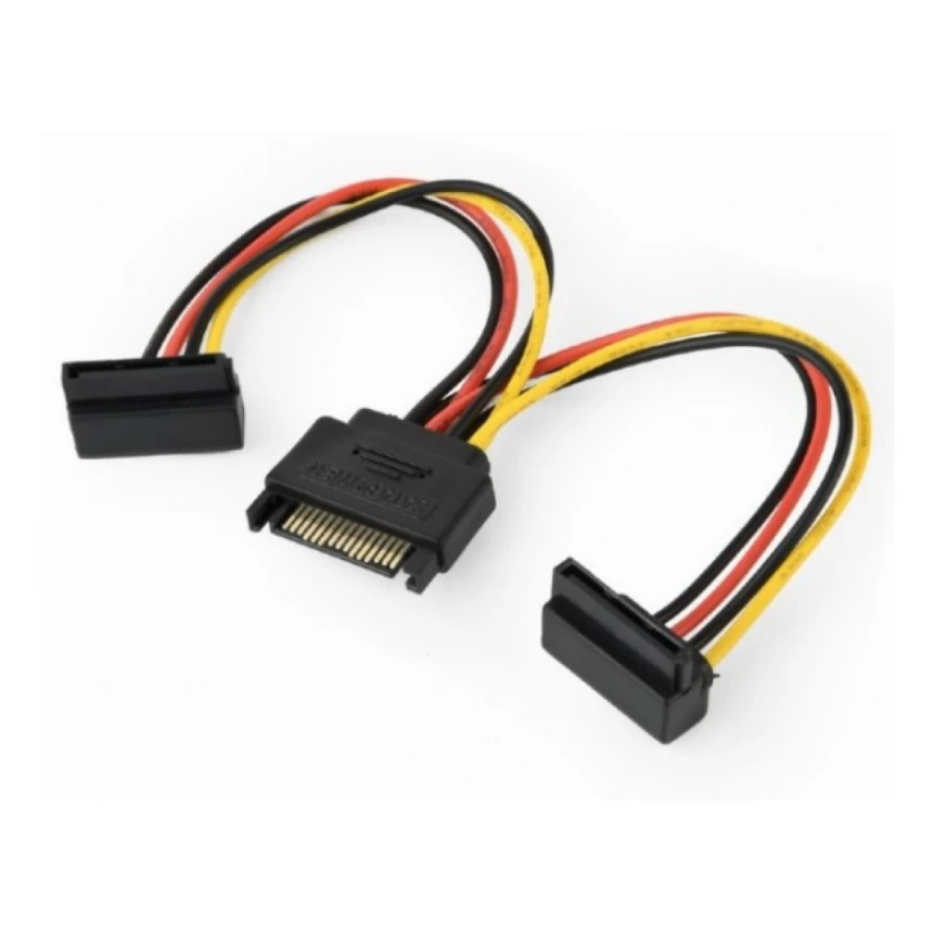 Kabl naponski Cablexpert SATA 1na2 M/F CC-SATAM2F-02 pod uglom