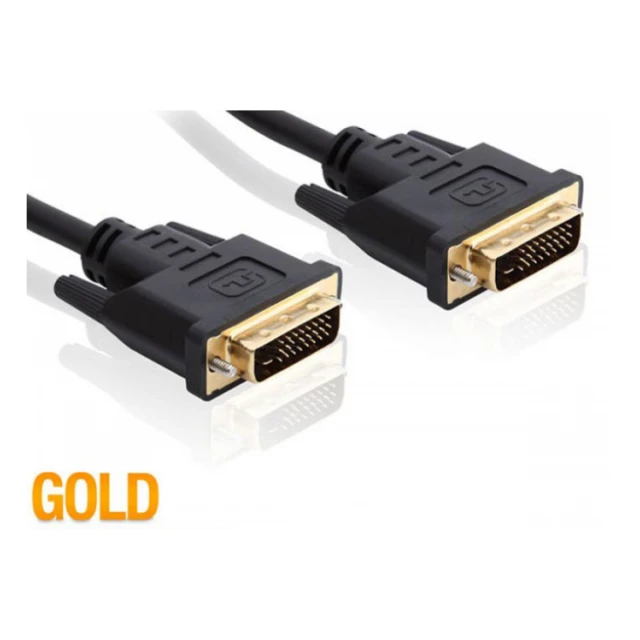 Kabl S-link SL-DVI218 DVI na DVI 24 + 1M Gold 1,8m