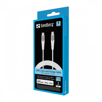 Kabl Sandberg 136-48 USB-C na Lightning 2m