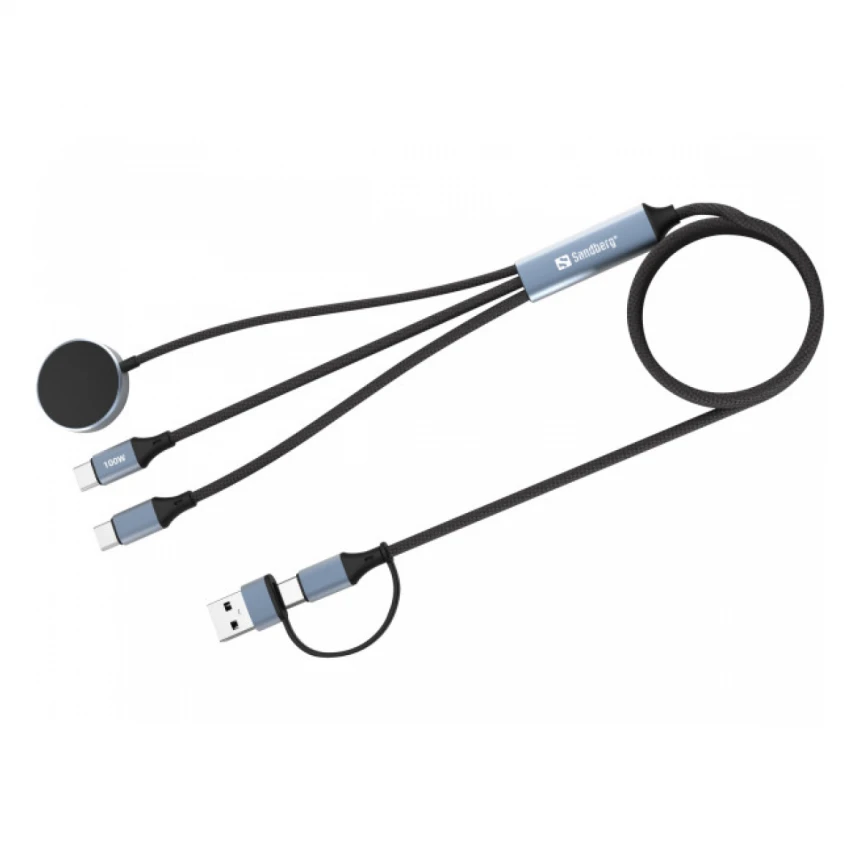 Kabl Sandberg 3u1 441-69 2xUSB-C/Mag Safe/100W