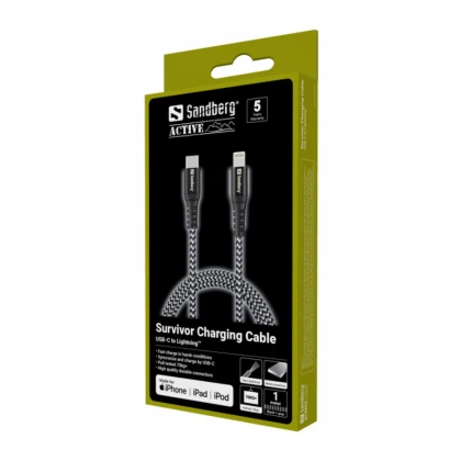 Kabl Sandberg Survivor 441-55 USB-C/Lightning 1m