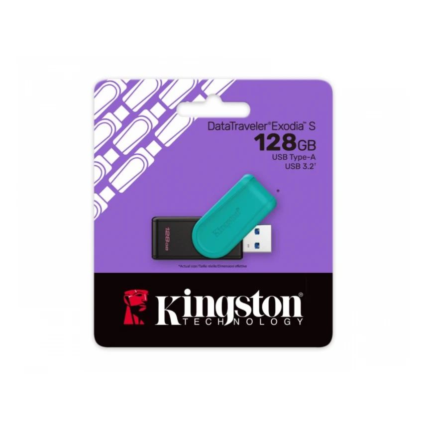 KINGSTON 128GB DataTraveler Exodia S USB 3.2 Gen1 DTXS/128GB 