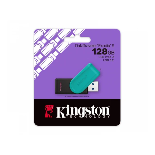 KINGSTON 128GB DataTraveler Exodia S USB 3.2 Gen1 DTXS/128GB 