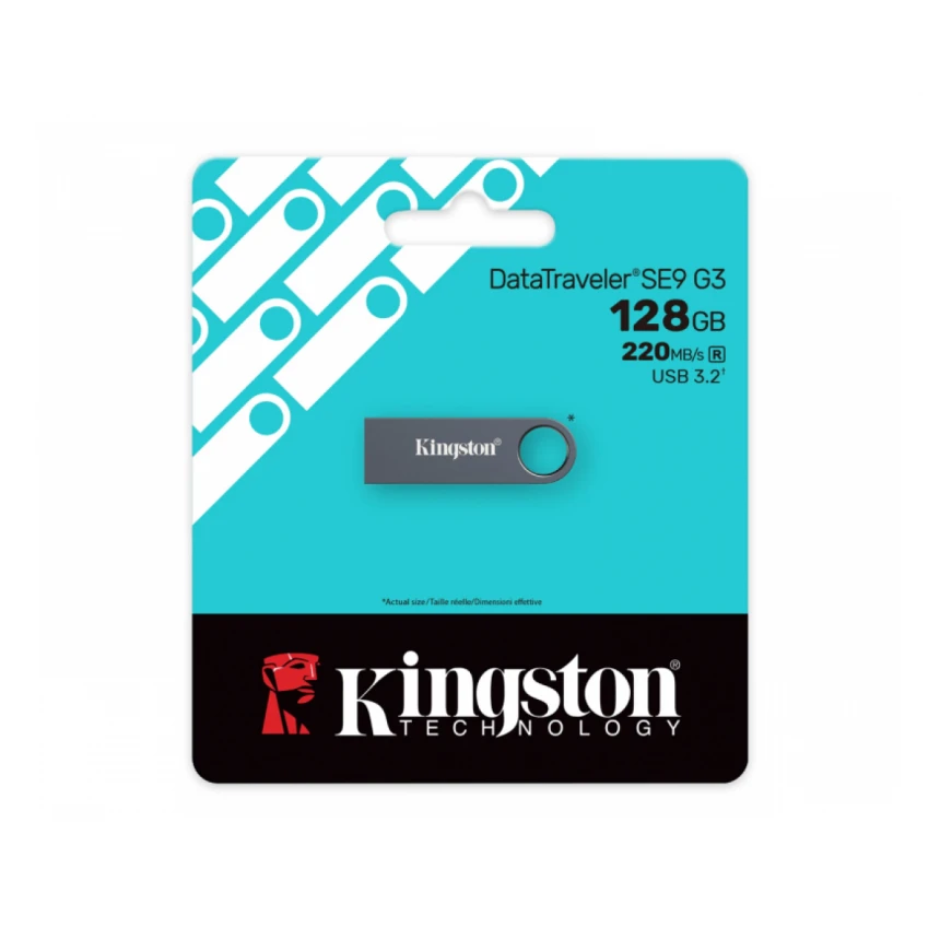 KINGSTON 128GB DataTraveler SE9 G3 USB 3.2 Gen1 KE-U2X128-1AC 