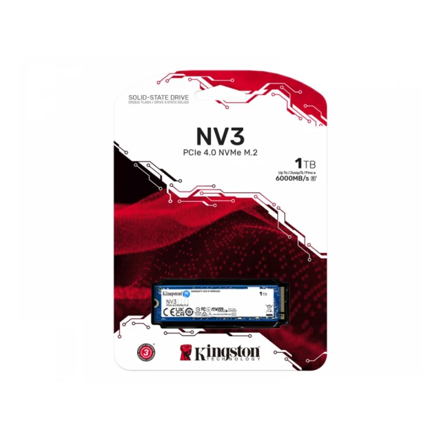 KINGSTON 1TB M.2 2280 NVMe SNV3S/1000G series NV3 SSD 