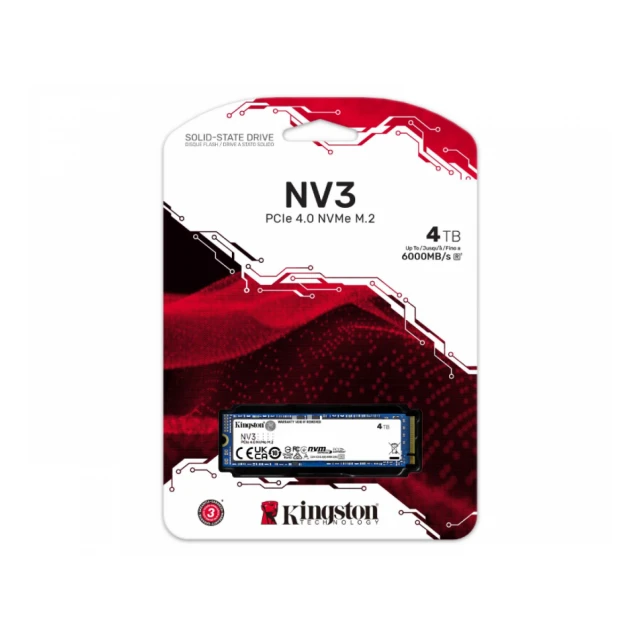 KINGSTON 4TB M.2 NVMe SNV3S/4000G series NV3 SSD 