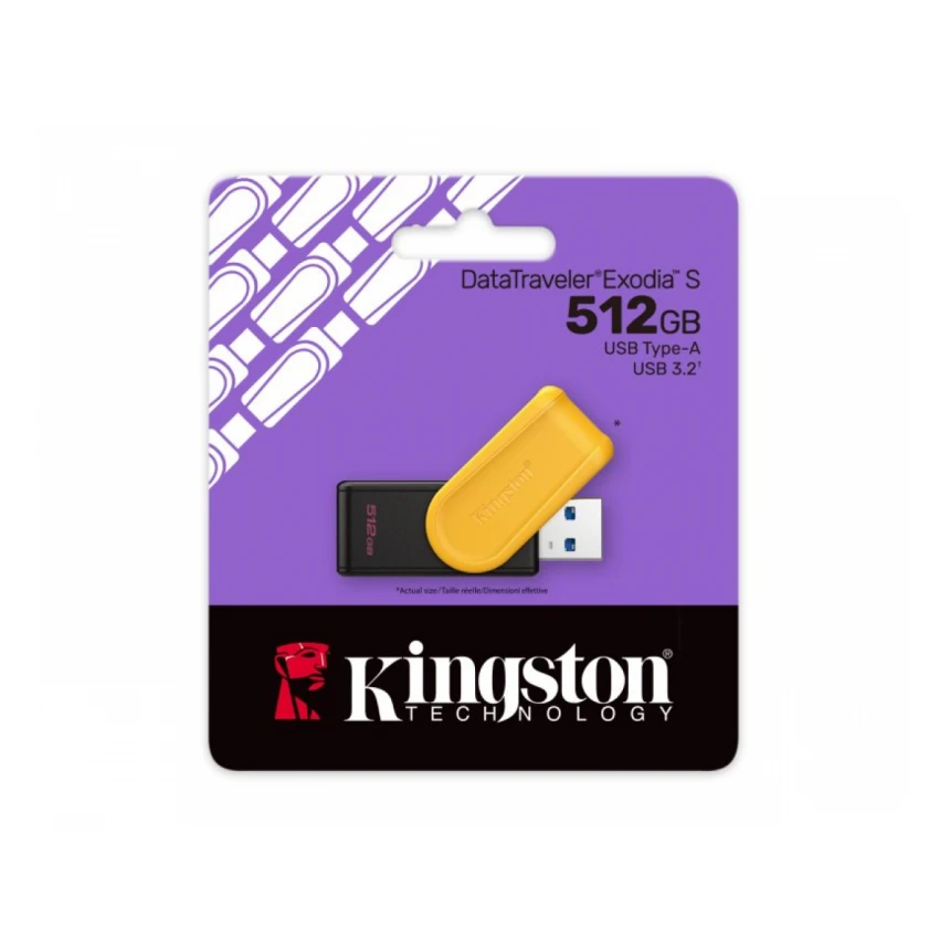 KINGSTON 512GB DataTraveler Exodia S USB 3.2 Gen1 DTXS/512GB 