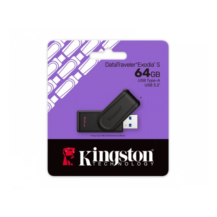 KINGSTON 64GB DataTraveler Exodia S USB 3.2 Gen1 DTXS/64GB 