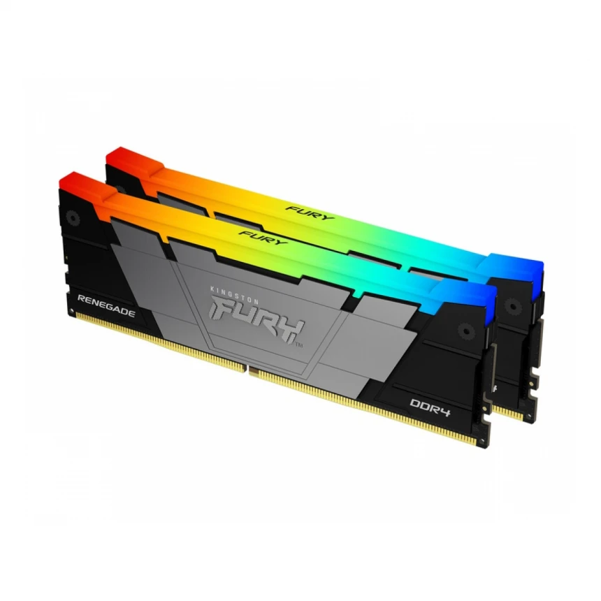 KINGSTON DIMM DDR4 16GB (2x8GB kit) 4600MT/s KF446C19RB2AK2/16 Fury Renegade RGB Black XMP 