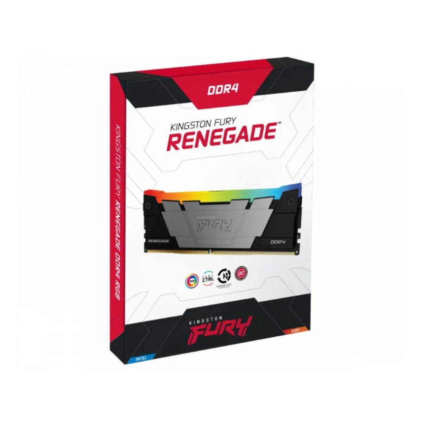 KINGSTON DIMM DDR4 8GB 3200MT/s KF432C16RB2A/8 FURY Renegade RGB Black XMP 