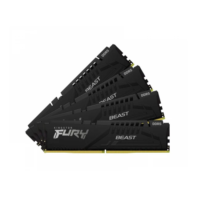 KINGSTON DIMM DDR5 128GB (4x32GB kit) 5200MT/s KF552C40BBK4-128 FURY Beast Black XMP 