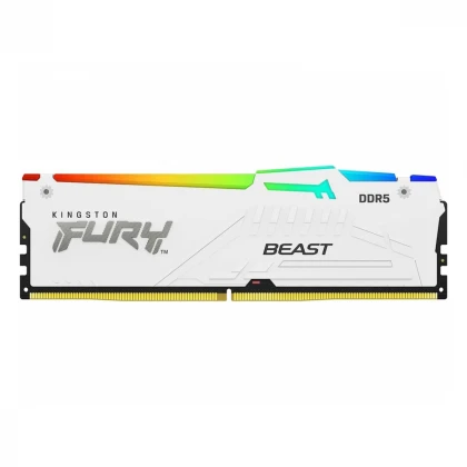 KINGSTON DIMM DDR5 16GB 6000MT/s KF560C36BWE2A-16 FURY Beast RGB White EXPO 