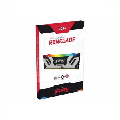 KINGSTON DIMM DDR5 24GB 6400MT/s KF564C32RSA-24 FURY Renegade Silver RGB XMP 