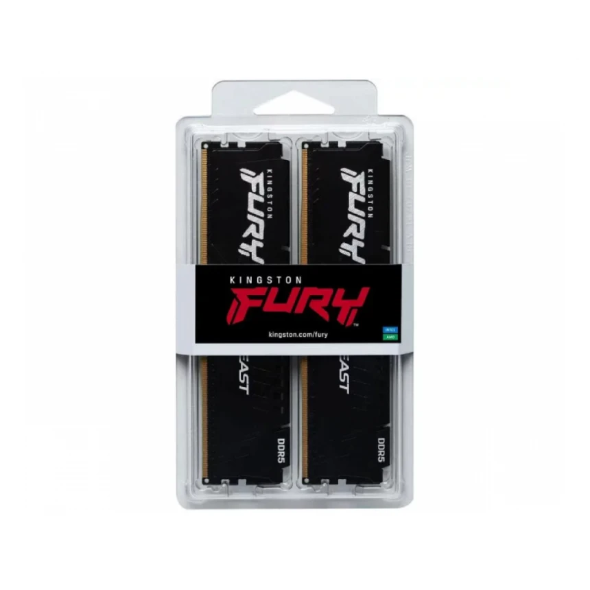 KINGSTON DIMM DDR5 32GB (2x16GB kit) 5600Mt/s KF556C40BBK2-32 Fury Beast XMP 