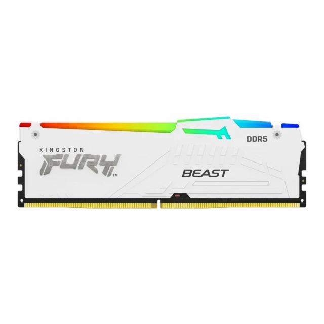 KINGSTON DIMM DDR5 32GB (2x16GB kit) 6000MT/s KF560C36BWEAK2-32 FURY Beast RGB White EXPO 