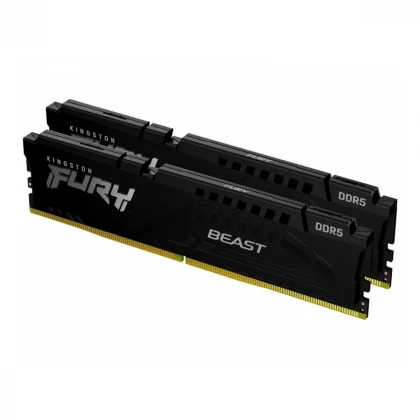 KINGSTON DIMM DDR5 32GB (2x16GB kit) 6000MT/s KF560C30BBEK2-32 FURY Beast Black EXPO 
