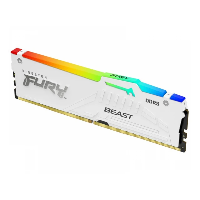 KINGSTON DIMM DDR5 32GB 5200MT/s KF552C36BWEA-32 Fury Beast RGB White Expo 