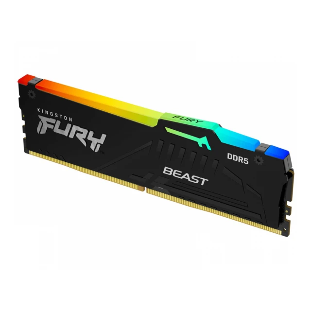 KINGSTON DIMM DDR5 32GB 6000MT/s KF560C36BBE2A-32 FURY Beast Black RGB EXPO 