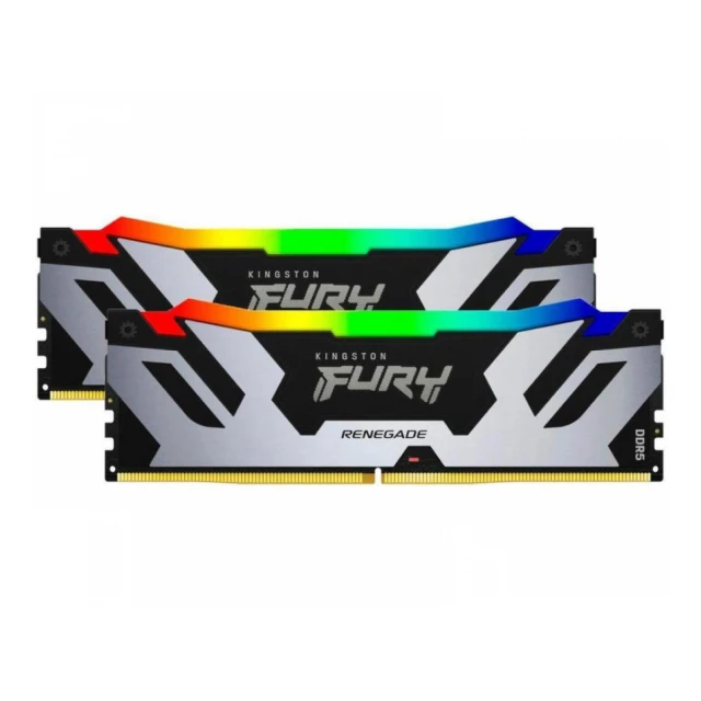 KINGSTON DIMM DDR5 48GB (2x24GB kit) 7200MT/s KF572C38RSAK2-48 FURY Renegade Silver RGB XMP 