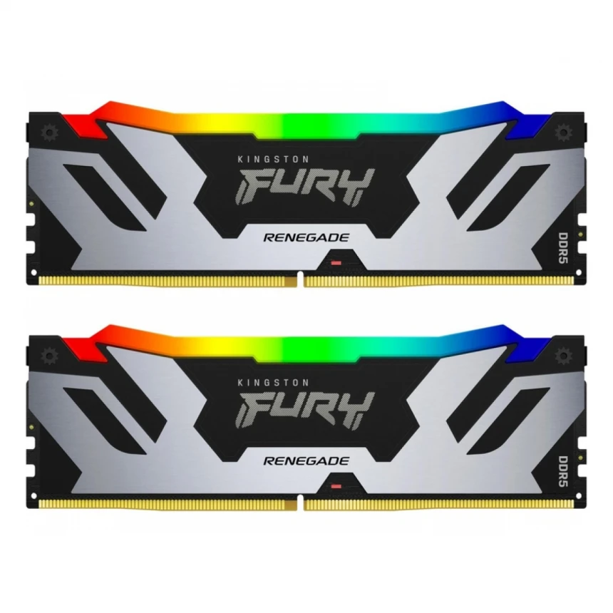 KINGSTON DIMM DDR5 64GB (2x32GB kit) 6000MT/s KF560C32RSAK2-64 FURY Renegade Silver RGB 