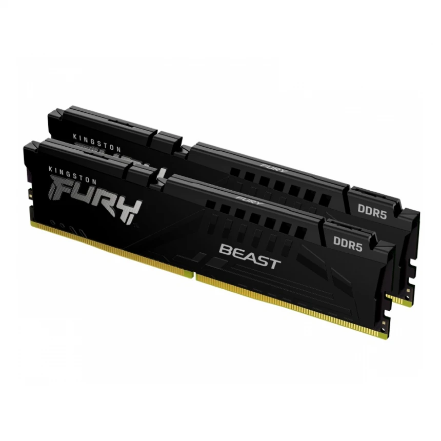 KINGSTON DIMM DDR5 64GB (2x32GB kit) 6000MT/s KF560C30BBEK2-64 FURY Beast Black EXPO 