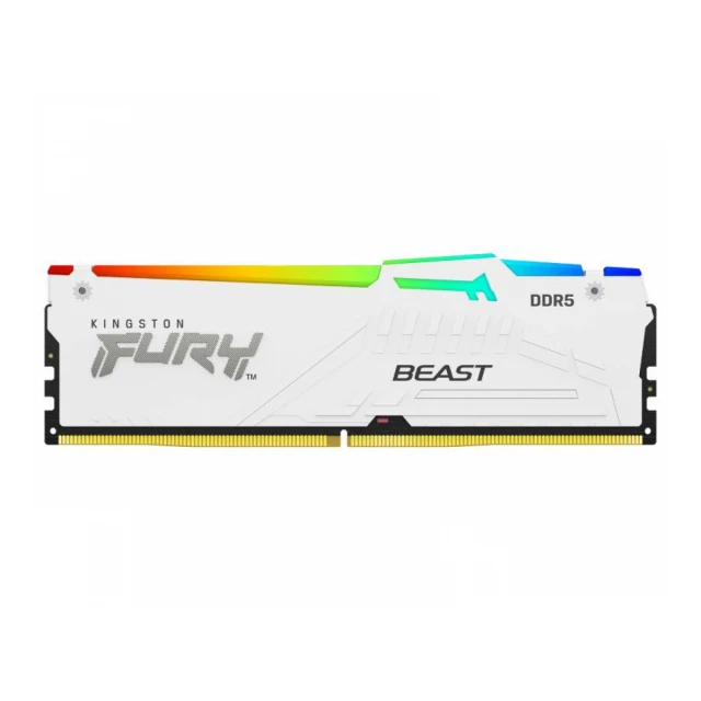 KINGSTON DIMM DDR5 64GB (2x32GB kit) 5200MT/s KF552C36BWEK2-64 Fury Beast White Expo 