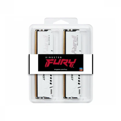 KINGSTON DIMM DDR5 64GB (2x32GB kit) 6000MT/s KF560C36BWEK2-64 FURY Beast White EXPO 