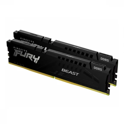 KINGSTON DIMM DDR5 64GB (2x32GB kit) 6000MT/s KF560C30BBEK2-64 FURY Beast Black EXPO 