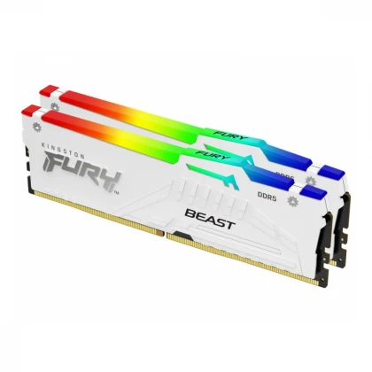KINGSTON DIMM DDR5 64GB (2x32GB kit) 6000MT/s KF560C30BWAK2-64 FURY Beast White XMP 
