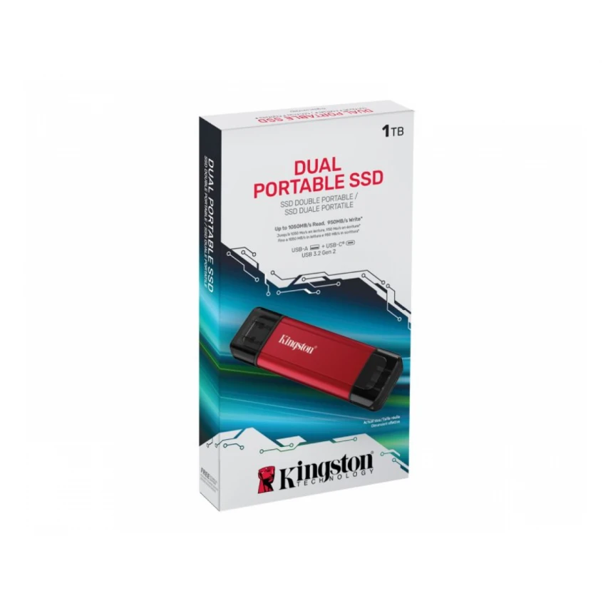 KINGSTON Dual Portable 1TB eksterni SSD SPSD/1TB