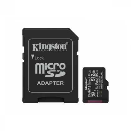 KINGSTON Memorijska kartica U1 V10 SDXC 512GB Canvas Select Plus G3 150R SDCS3/512GB + adapter 