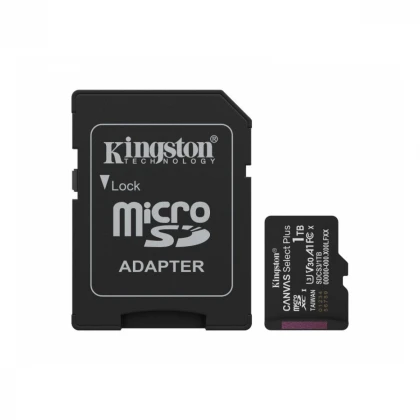 KINGSTON Memorijska kartica U1 V10 SDXC 1TB Canvas Select Plus G3 150R SDCS3/1TB + adapter 