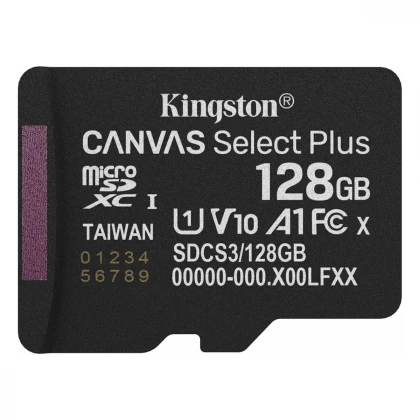 KINGSTON Memorijska kartica U1 V10 SDXC 128GB Canvas Select Plus G3 150R A1 SDCS3/128GBSP 