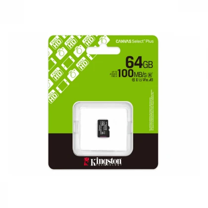 KINGSTON Memorijska kartica U1 V10 SDXC 64GB Canvas Select Plus G3 100R A1 SDCS3/64GBSP 