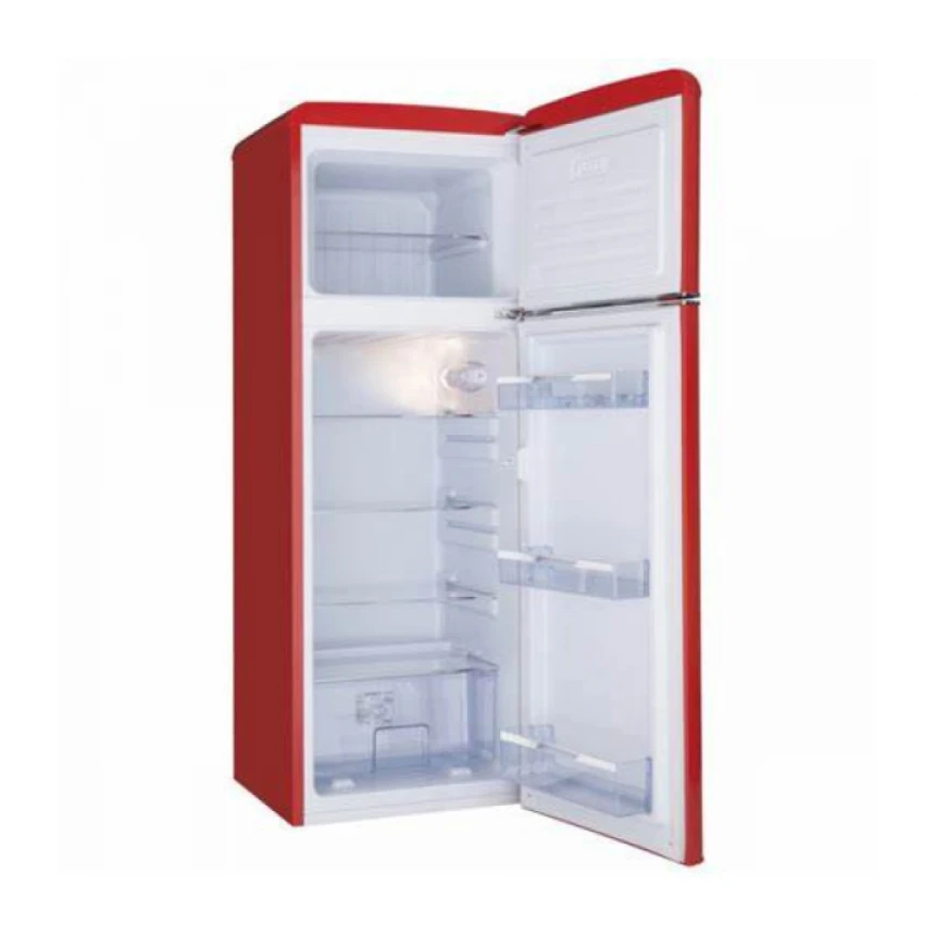 Kombinovani frižider Fram FDD-VRL212RDE+ 212l/55x145/crveni