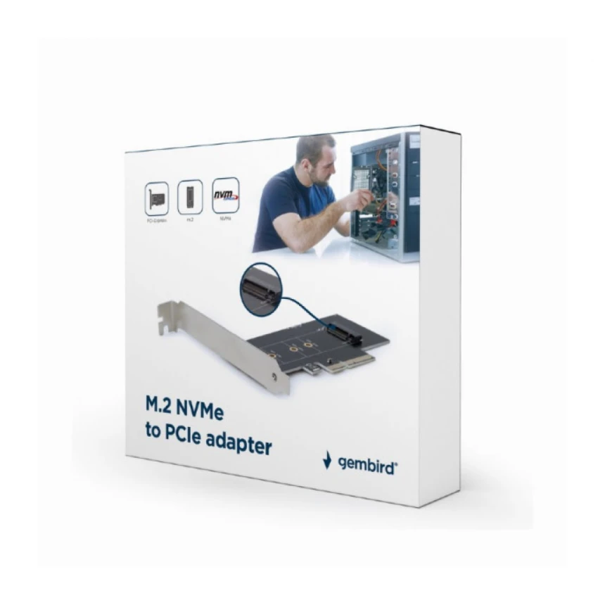 Kontroler PCI-E Gembird PEX-M2-01 M.28NVMe LP