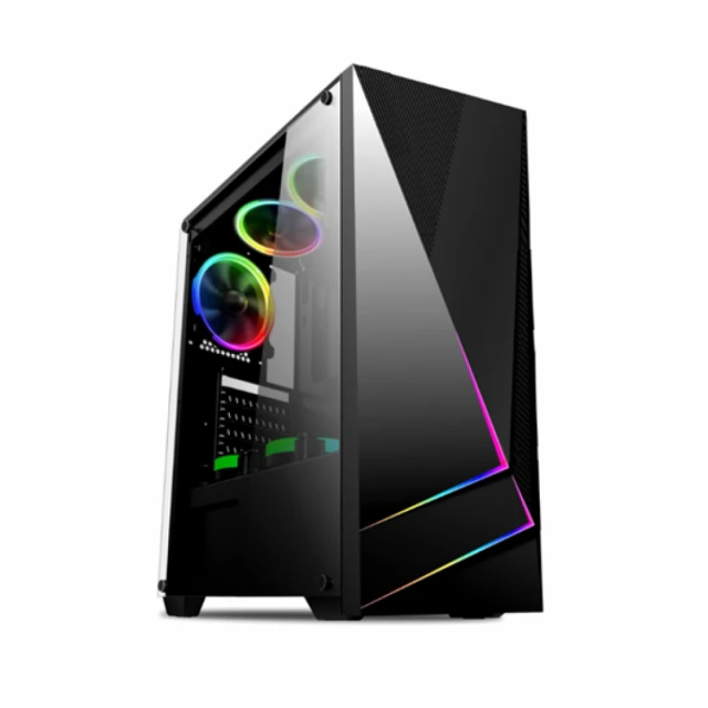 Kuciste 600 Raptor Shadow ATX RGB/USB 3.0/Window/NO PSU