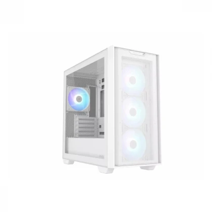 Kucište ASUS A21 PLUS TG ARGB/Micro-ATX/Mini-ITX/bez napajanja/bela