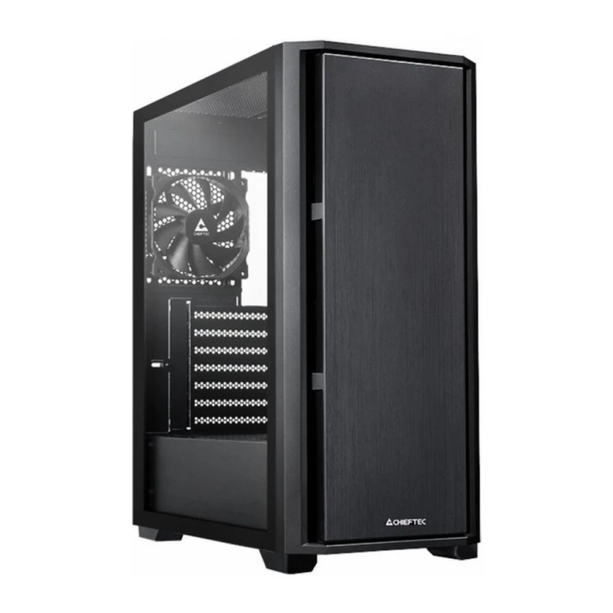 Kuciste Chieftec Pro Midi , Glass, 1x120mm TG AS-02B-TG-OP