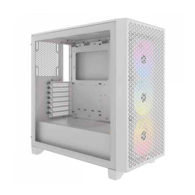Kućište Corsair 3000D RGB AIRFLOW Mid-Tower White, CC-9011256-WW